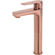Resim Creavit Sr6500C Sharp Uzun Lavabo Bataryası Rose Gold 