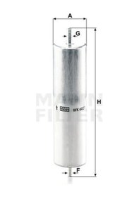 Resim MANN WK6021 Mazot Filtresi Q5 08- 2.0 TDI 3.0 TDI V6 