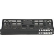 Resim Peugeot Plakalık Pleksi Takmatik Plakalık Plaka Çerçevesi(2 Adet) 548331697 