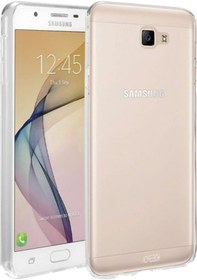 Resim Newface Samsung Galaxy Uyumlu J7 Prime Kılıf Lüx Glblseme - 46 Şeffaf Silikon 