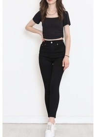 Resim Mokashopin - Dar Paça Kot Pantolon Siyah - 18223.1431. 001 
