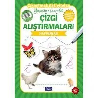 Resim Hayvanlar - Çizgi Alıştırmaları 
