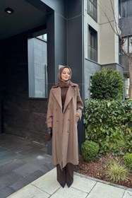 Resim Vizon Toprak Trençkot - 2 / Vizon 