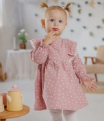 Resim Bonny Style Bebekler İçin Uzun Kollu Elbise 264420377 Pembe 