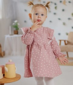 Resim Bonny Style Bebekler İçin Uzun Kollu Elbise 264420377 Pembe 