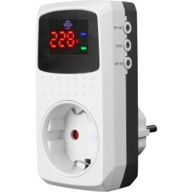 Resim Ve-22393 15a 3520vea W Göstergeli Akım Korumalı Priz Aşırı Yüksek Gerilim 