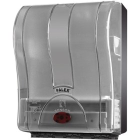 Resim Palex Otomatik Sensörlü Kağıt Havlu Dispenser Şeffaf Füme 
