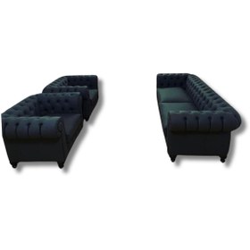 Resim cosmos Chester Deri Koltuk Takımı 