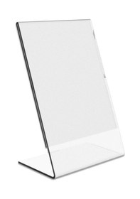 Resim Heroglas 10adet A7 L Tipi Dikey Masa Üstü Şeffaf Pleksi / Föylük-fiyatlık-menü-broşürlük 