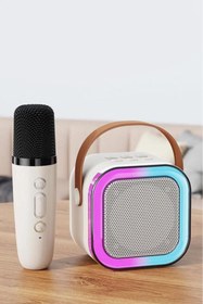 Resim Torima K12 Taşınabilir Kablosuz Bluetooth Hoparlör Beyaz 
