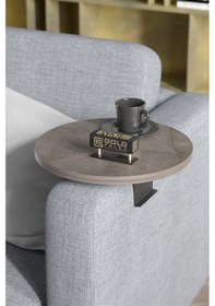 Resim Goldfalez Ayarlanabilir Dekoratif Modern Yan Sehpa Tepsi Gordion 