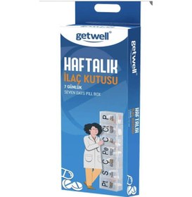 Resim Getwell 7 Günlük Ilaç Saklama Kutusu 