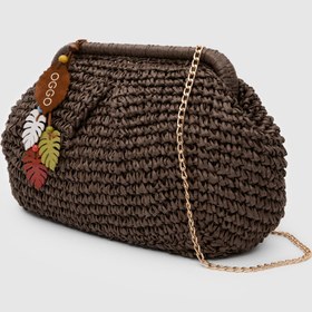 Resim OGGO Hasır Medium Clutch & Çapraz Çanta 