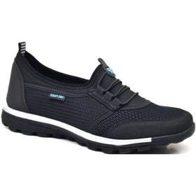 Resim KİNG PAOLO T6517 KRAKERS AIR GÜNLÜK - SİYAH - KADIN AYAKKABI 