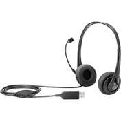 Resim HP-X T1A67AA-X Stereo USB Mikrofonlu Kulaklık 