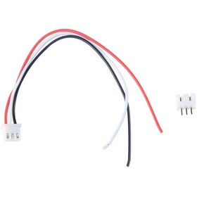 Resim 2,5MM 3PİN JST XH KABLOLU KONNEKTÖR BEYAZ TAKIM 20CM 