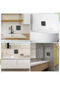 Resim Dln Shop 3 Adet Siyah 400ml Manuel Şampuan Sıvı Banyo Mutfak Lavabo Oteller El Dezenfektanı Sabunluk D-52 Siyah 