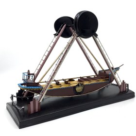 Resim Dekoratif Metal Lunapark Gondol Biblosu 