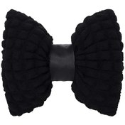 Resim Sunshine022 Puff Grid Headrest Siyah Mikrofiber Araç Başlık Yastığı Kadınlar İçin Boyun Destek 