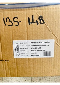 Resim Massey Ferguson 135-148 4 Sıra Full Bakır Radyatör Yetsan 