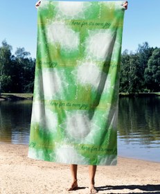 Resim Microfiber Essential Towel Yoga Nature Havlu - 90x150cm 