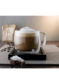 Resim Zwilling 395001130 Çift Camlı 2'Li Kulplu Cappucino Bardağı 