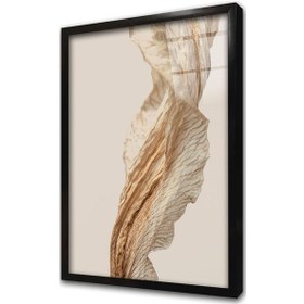 Resim Makro Çekim Çiçek Iı Çerçeveli Cam Tablo-172033 