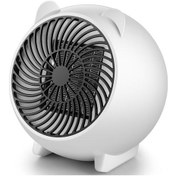 Resim Ptc Seramik Isıtıcı Mini Taşınabilir 3 Saniye Hızlı Isı Alır Akıllı Sıcaklık Kontrolü Sessiz Avrupa Standartı 