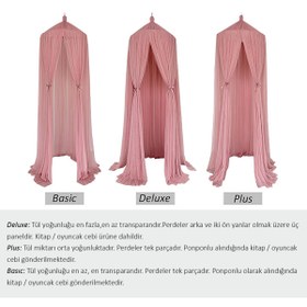 Resim PAMUKA Tül Cibinlik Basic Pembe Gölgelik 