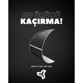 Resim SPUTEK SPT-SF144-550 Wp Esnek Güneş Paneli 