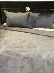 Resim Nivemeshome Yatak Ötüsü Tek Kişilik 180x240 Antrasit Toskana Antrasit 