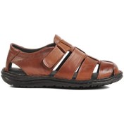 Resim Taba Cırtlı Erkek Sandalet 476424 M Taba 