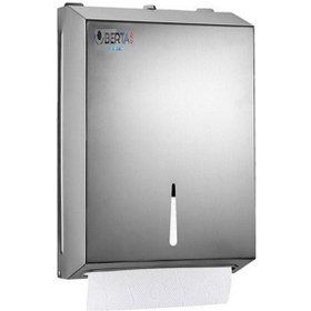 Resim Berta BRG A725 Z Katlı Kağıt Havlu Verici 400'lü Çelik 