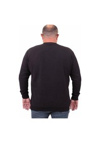 Resim Starbattal Büyük Beden Selanik Classic Sweat 23200 Sıyah-Sıyah 