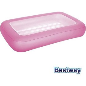 Resim El Pompasıyla, Bestway 51115, Şişme Zeminli Çocuk Havuzu-165x104x25 Cm 001 
