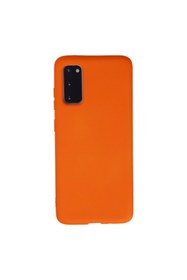Resim artlab Art Galaxy S20 Kılıf Nano İçi Kadife Silikon - Turuncu Lab 