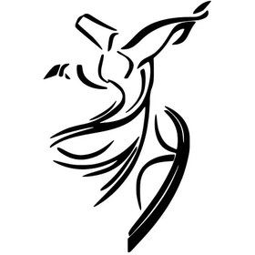 Resim Genel Markalar Mevlana Sticker Oto Motor Laptop Duvar Folyo Sticker 25x32 cm 