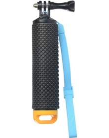 Resim Sarı-şamandıra El Kavrama Yüzdürme Çubuk Kutup Sopa Monopod Tripod Gopro Hero 9 8 7 6 5 4 Xiaoyi Yi 4 K Sjcam Sj6 Go Pro Eylem Kamera 