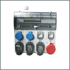 Resim Novsen IP66 Kombinasyon Panosu 5AD. Schuko, 2 Ad. 3X16A, 1AD. 5X32A 