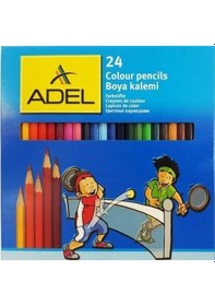 Resim Adel 365000 Kuru Boya Kalemi Tam Boy 24 Renk 