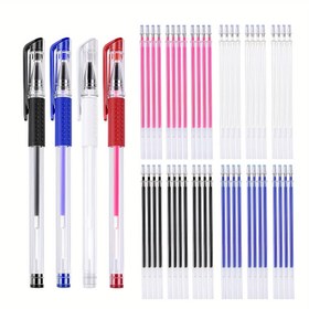 Resim Isıtma Silme Kumağı Markalama Kalemleri Seti - 36Pcs (4 Kalemlik Kasa + 32 Yenileme) / 64Pcs (8 Kalemlik Kasa + 56 Yenileme) - Dikiş, Terzi, Giyim Yapımı, DIY Projeleri için Yumuş Yazı Kalem 