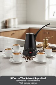 Resim Sinbo Scm-2960 Türk Kahvesi Makinesi Siyah 