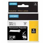 Resim Dymo 1868736 XTL Sabit Polyester Düz Yüzey 9 x 9 Beyaz-Siyah 