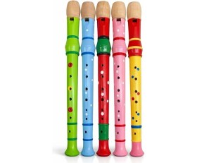 Resim Aydogan's Ahşap Renkli Flüt Büyük ALK4392 