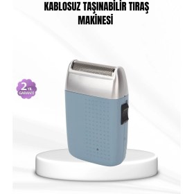 Resim Zenvia Taşınabilir Şarjlı Tıraş Makinesi - Kuru Kullanım, Özel Sakal Başlıkları Znv-Tcndym 