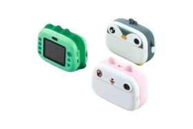 Resim Aesco Çocuklara Özel Şirin Tasarımlı Mini Fotoğraf Yazıcısı 3 Adet Rulo Hediyeli - Lisinya 