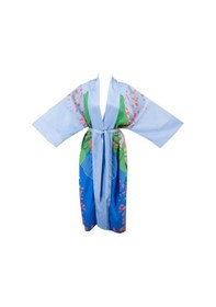 Resim Mayovera Tasarım Vera Boheme Blue Dream Kimono Plaj Elbisesi 001 