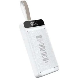 Resim Powerway QC30 30000 Mah PD22.5W 3 USB Dijital Ekran Siyah Powerbank 