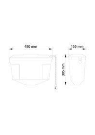 Resim Visam Lord 2000 Dar Asma Rezervuar Dar Tip 