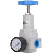 Resim Aubyhe Hava Kompresörü Basınç Regülatörü G1/2" 0.5-3.6 Mpa, Alüminyum Ve Paslanmaz Çelik, Tansiyon Gösterici, Sızıntısız Kontrol Valfi 
